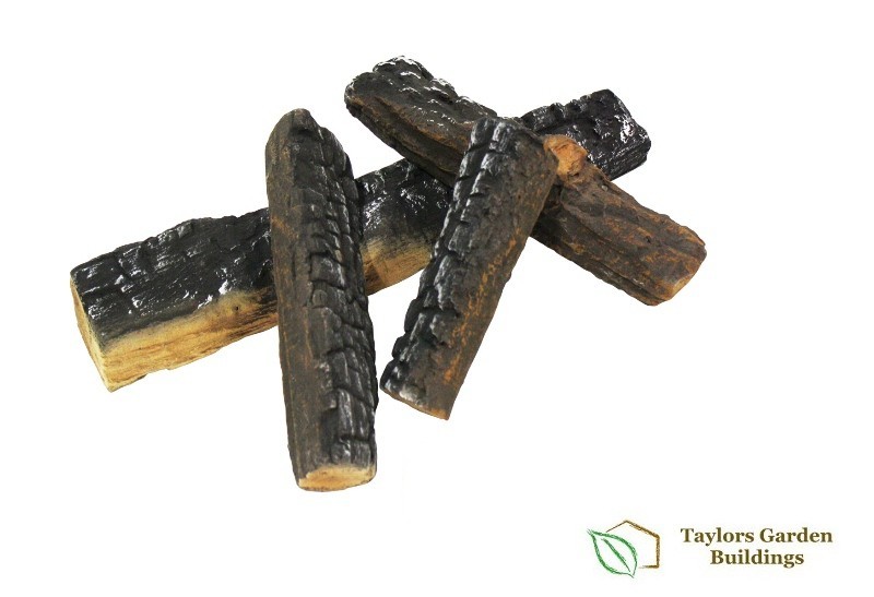 Burnt Log Ceramic Set
