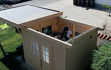 Roll on, Roll off Roof observatory shed 1.82x1.82m