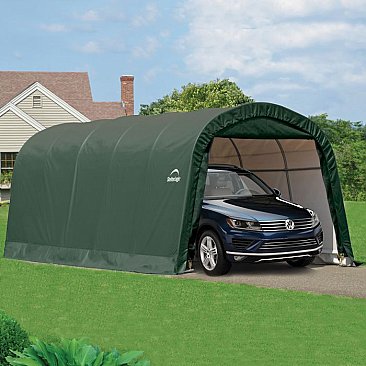 12x20 Round Top Auto Shelter