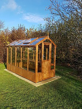 The Lark Greenhouse. Example of the oiled finish
