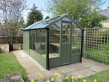 Example of painted finish and combi extension