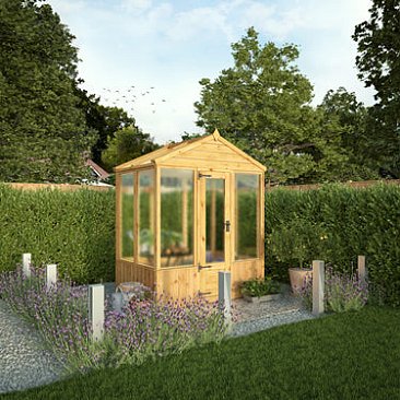 4 x 6 Woodsman Apex Greenhouse - Polycarbonate