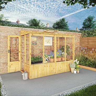 Pent Lean-To Greenhouse 8 x 4