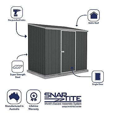 Absco Space Saver Metal Shed 