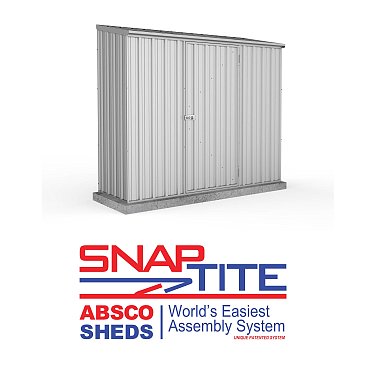 Absco Space Saver Metal Shed