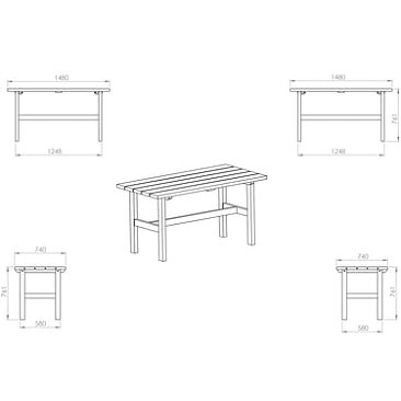Carlton Premium Garden Table 