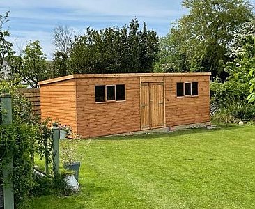 An example of the Heavy Duty Shed with Pent Roof
