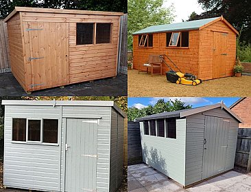 Heavy Duty Shed with Pent or Apex Roof