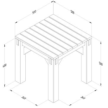 Square Seat Dimensions