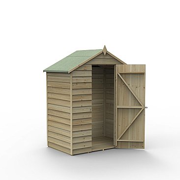 Overlap Pressure Treated 5x3 Apex Shed - No Window
