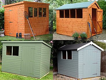 Popular Shed with Pent or Apex Roof