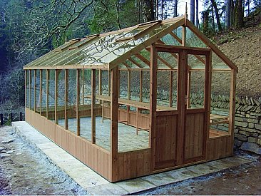 Raven Wooden Greenhouse 