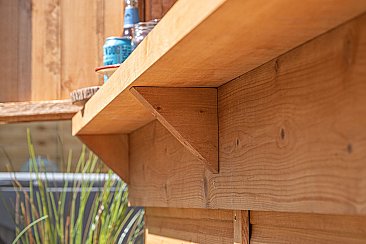 Shiplap Pent Garden Bar