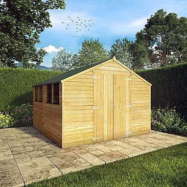 Mercia Overlap Apex Shed 10'x10'