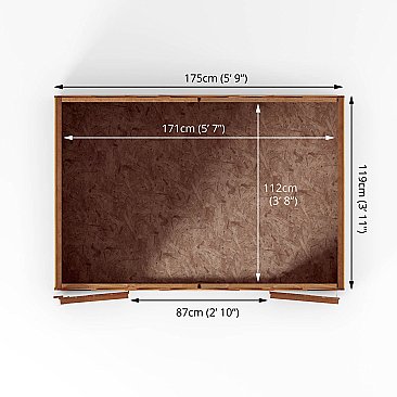 Overlap Apex - Double Door - Windowless 4 x 6