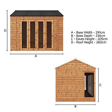 Vermont Summerhouse 10 x 8