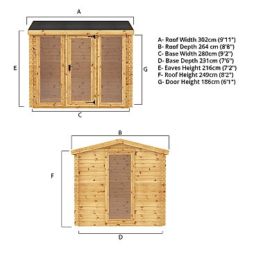 Mercia Log Cabin 