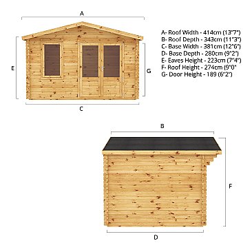 Retreat Log Cabin 28mm