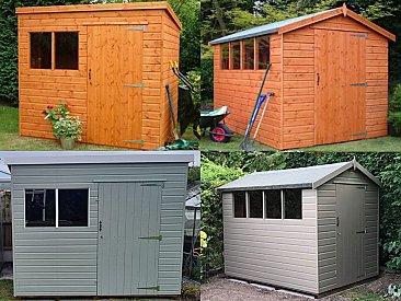 Security Shed with Pent or Apex Roof