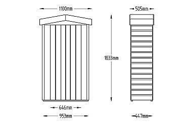Forest Shiplap Apex Garden Store – Pressure Treated