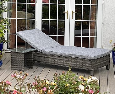 Boston - Lounger with Side Table