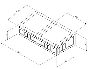 Small-Spaced Cold Frame