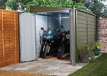 Trimetal Titan Motorcycle Security Metal Garage