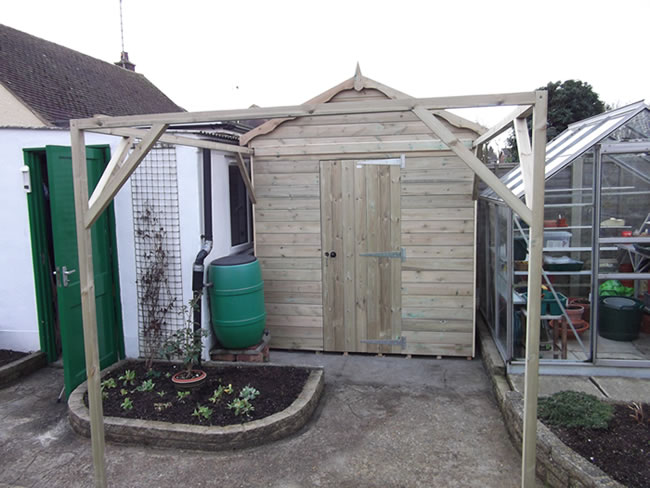 Observatory Apex Shed with closed roof