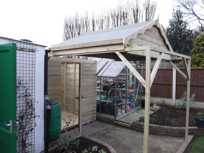 Observatory Apex Shed with open roof