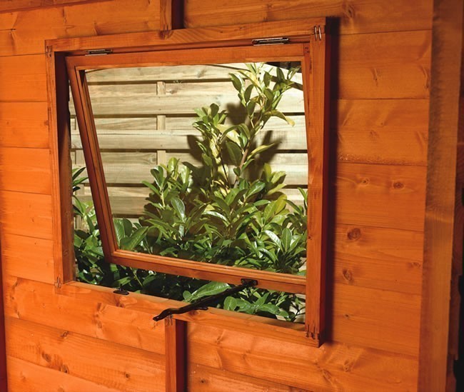 Opening shed window