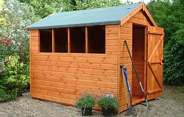 Popular Apex Shed 7x5 (2.13m x 1.52m) Ready Built Free Delivery
