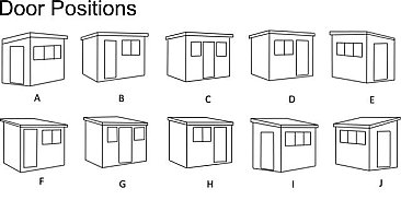 Pent Door Positions
