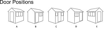 Ryton Apex ShedDoor Positions 