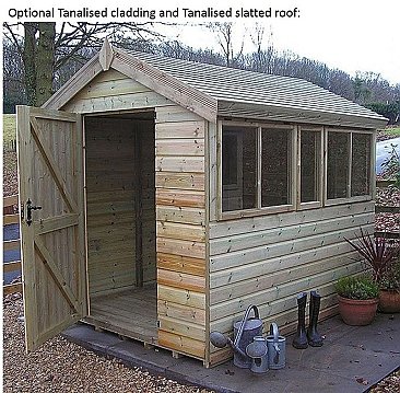 Malvern Heavy Duty Shed tanalised