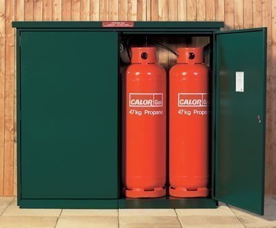 Asgas 118 4x47kg propane gas bottle metal storage unit