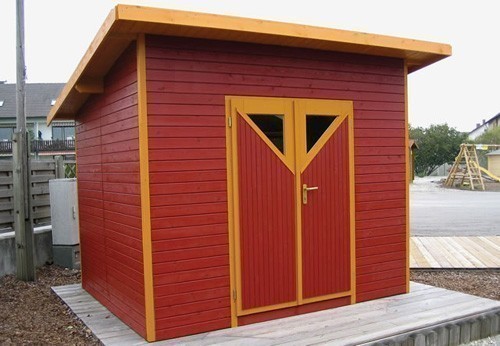 Pent, flat roof made to measure shed