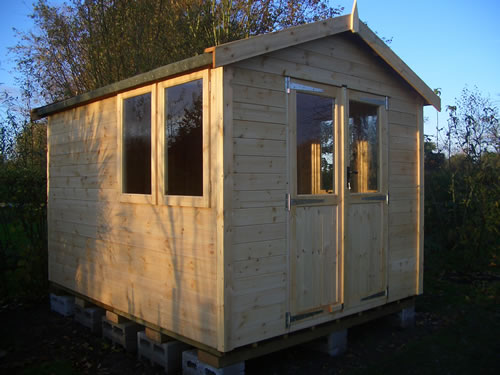 heavy duty shed with casement windows