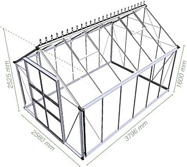 Halls Cotswold Blockley Greenhouse