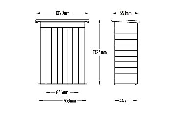 Forest Pent Garden Store – Pressure Treated