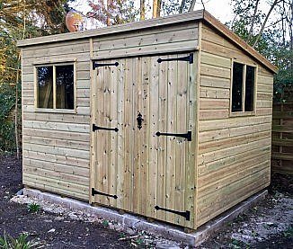 Heavy Duty Pent Shed 10'x6'