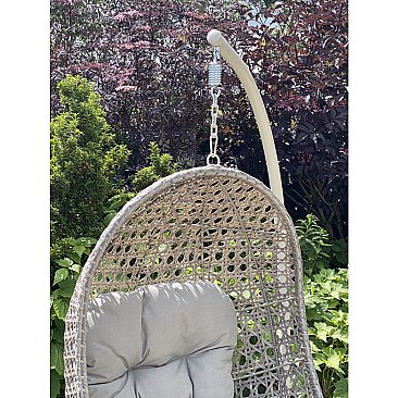 Barcelona - Single Pod Hanging Chair (Grey)