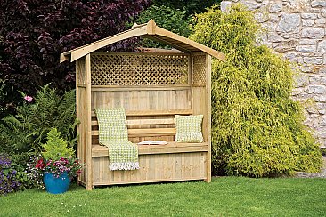 Hampshire Arbour with Storage Box