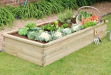 Sleeper Raised Bed