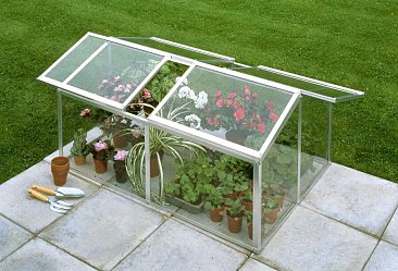 Halls Jumbo Cold Frame 4' x 3' Toughened Glass 
