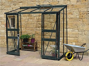 Halls Cotswold Broadway Lean-To Greenhouse
