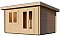 Pent 3m x 4m Log Cabin
