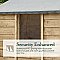 Overlap Pressure Treated Pent Shed