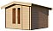 Apex 3m x 3m Log Cabin