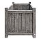 Rowlinson Alderley Grey Rectangular Planter