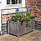 Rowlinson Alderley Grey Rectangular Planter